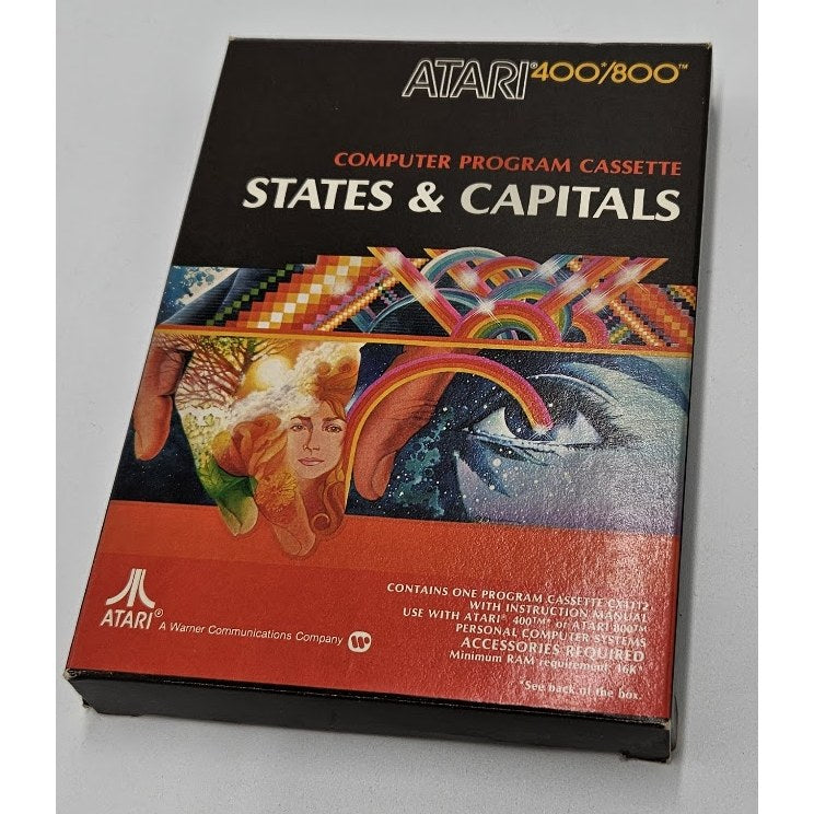 States & Capitals — actual item photo