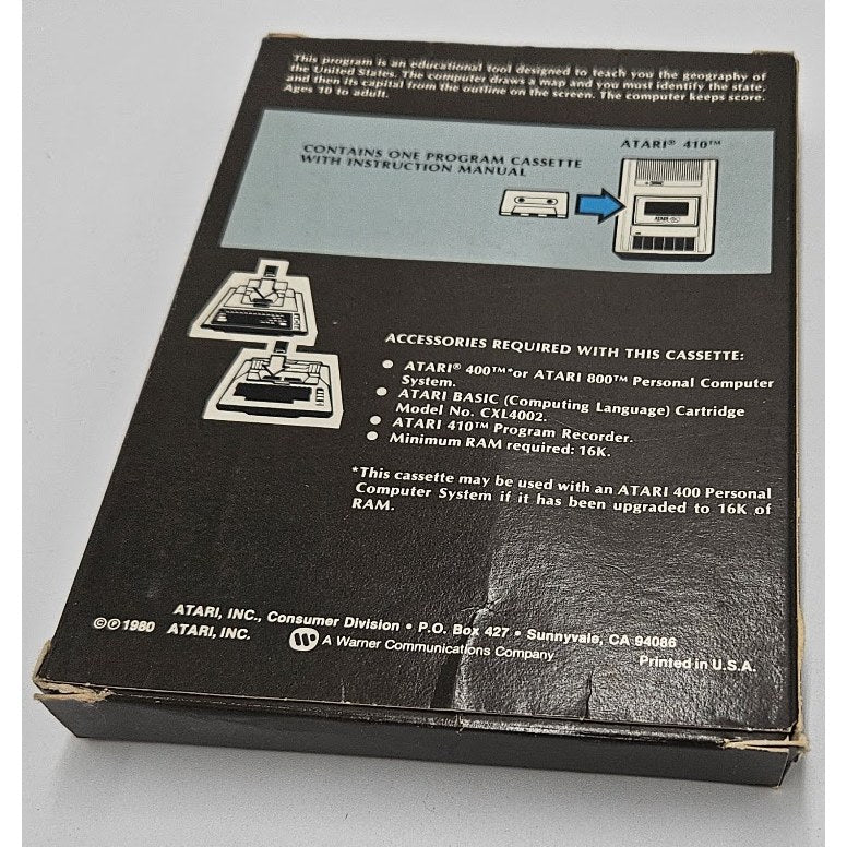 States & Capitals — actual item photo