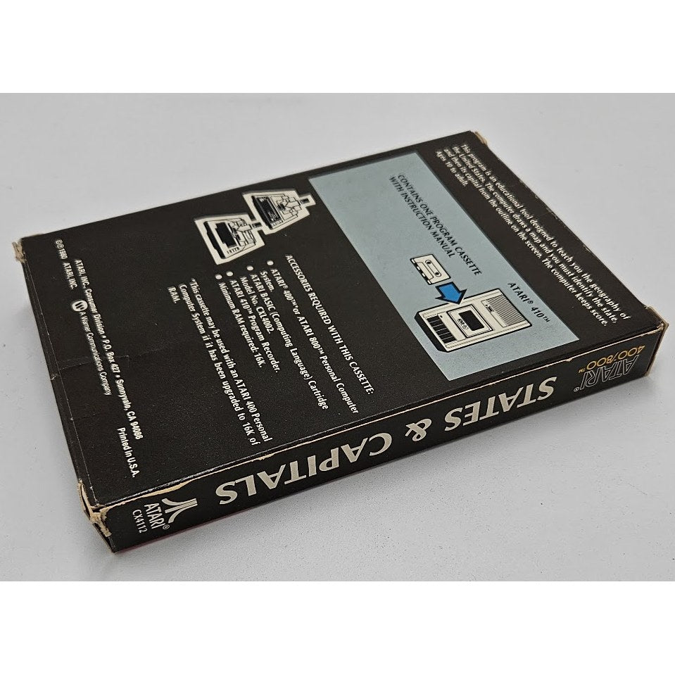 States & Capitals — actual item photo