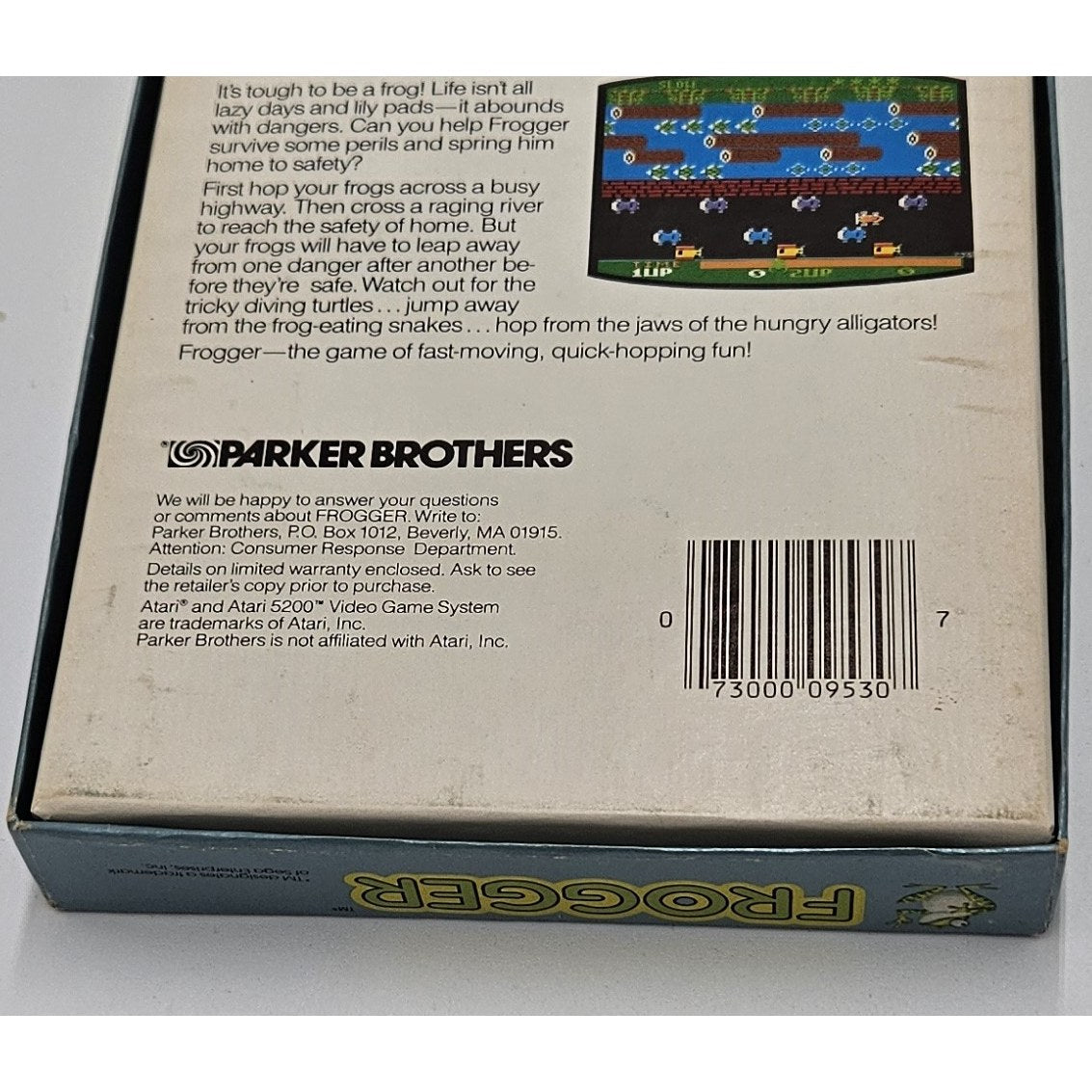 Frogger — actual item photo