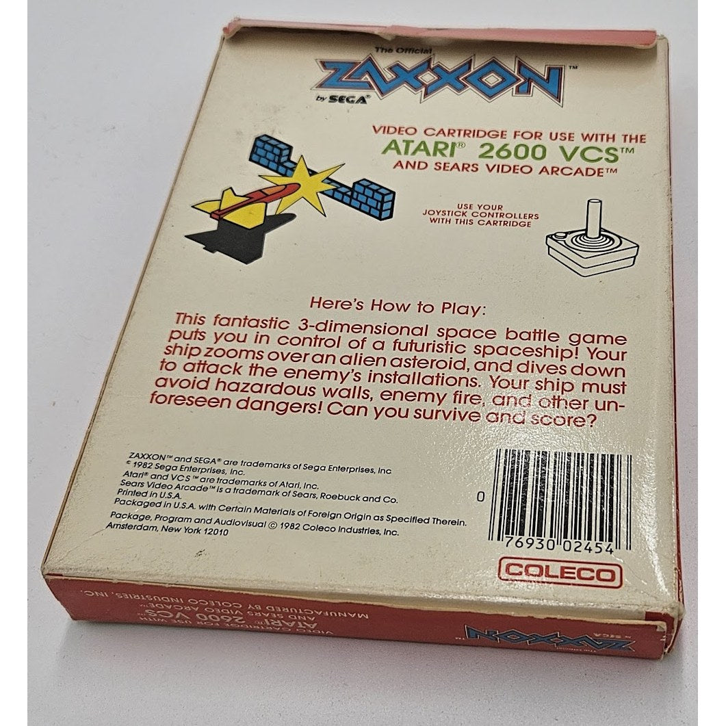 Zaxxon — actual item photo