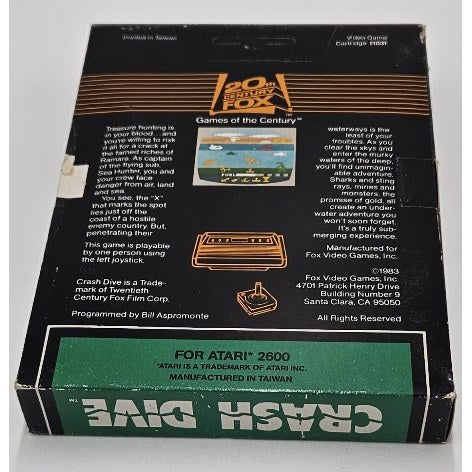 Crash Dive — actual item photo