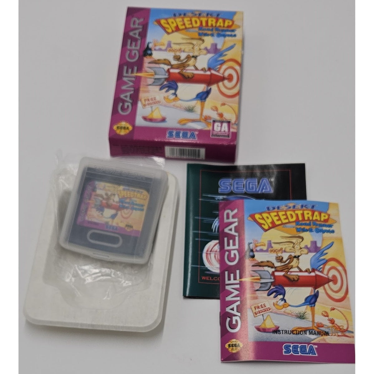 Desert Speedtrap starring Road Runner and Wile E. Coyote — actual item photo