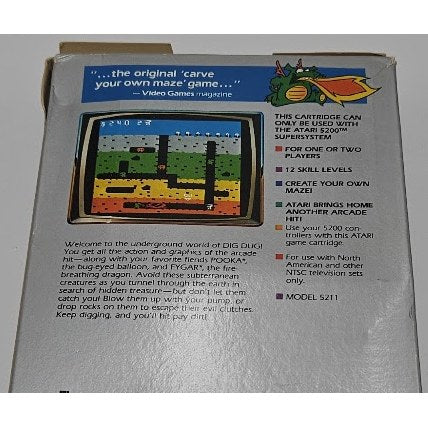Dig Dug — actual item photo