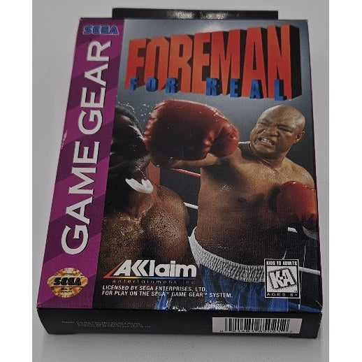 Foreman For Real — actual item photo