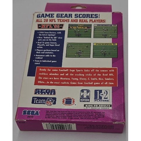 NFL '95 — actual item photo