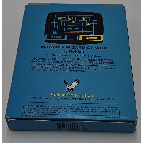 Wizard of Wor — actual item photo