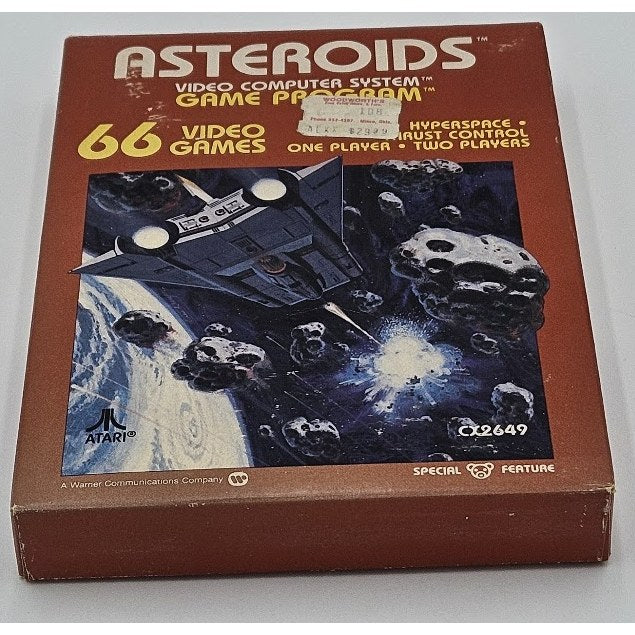 Asteroids — actual item photo