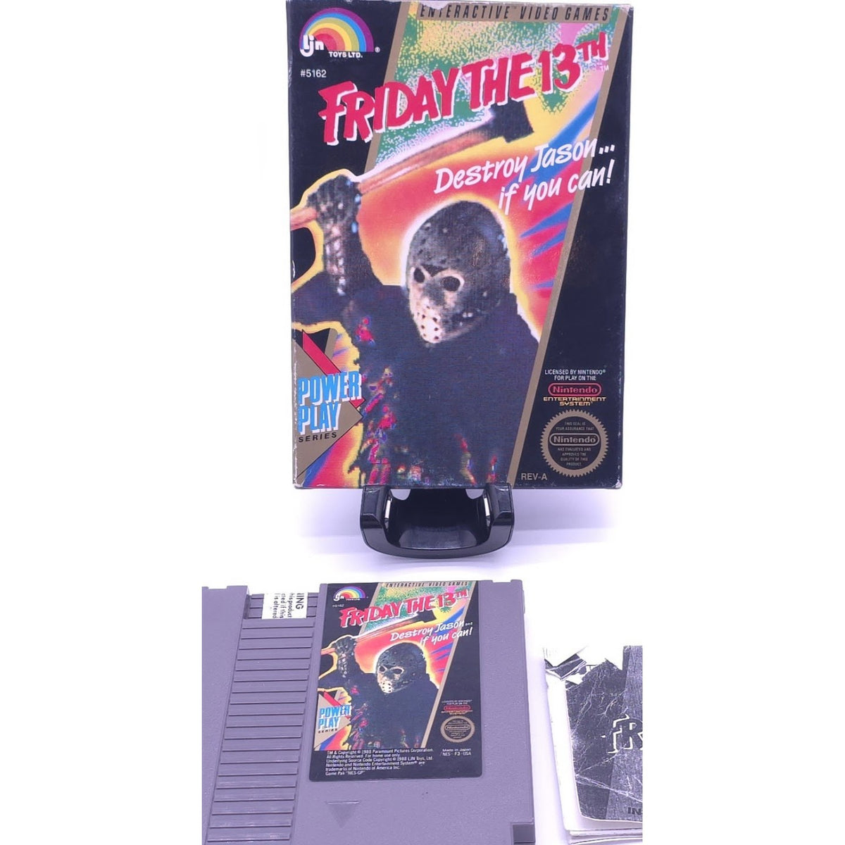 Friday the 13th Nintendo NES RARE Hard to Find - CIB - First Horror Li — actual item photo