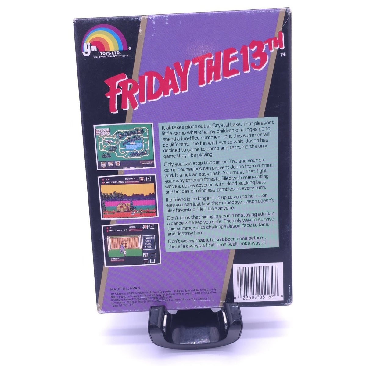 Friday the 13th Nintendo NES RARE Hard to Find - CIB - First Horror Li — actual item photo