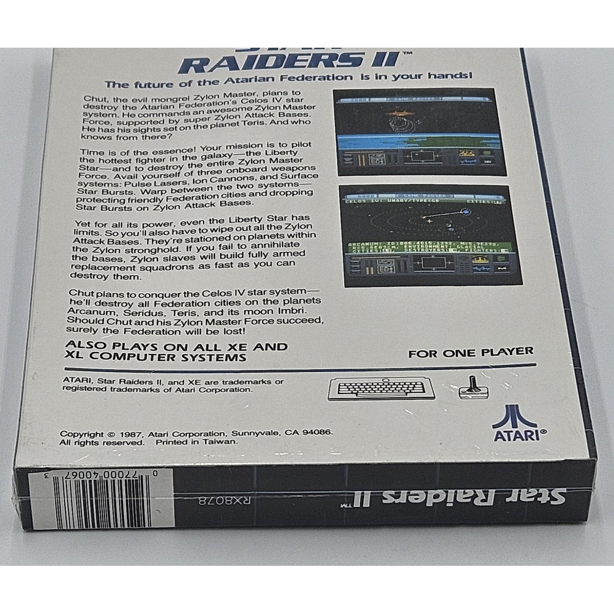 Star Raiders II — actual item photo