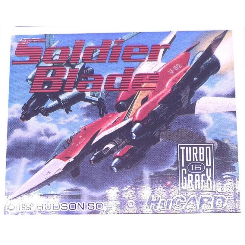 Soldier Blade Turbografx 16 - Complete - RARE Find — actual item photo