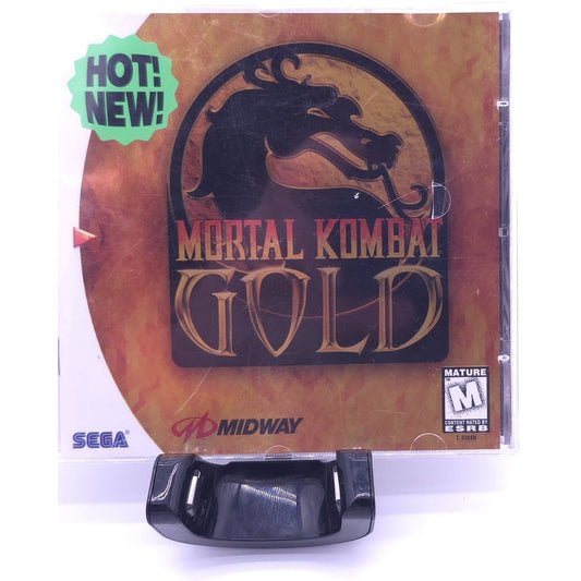 Mortal Kombat Gold DreamCast COMPLETE - RARE - Collector Grade — actual item photo