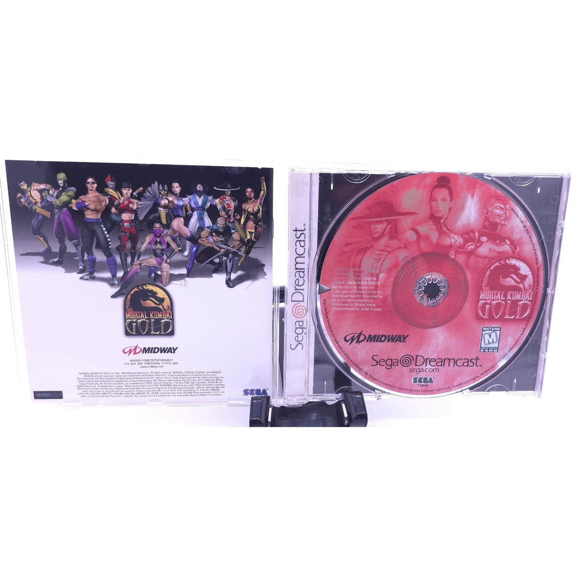 Mortal Kombat Gold DreamCast COMPLETE - RARE - Collector Grade — actual item photo