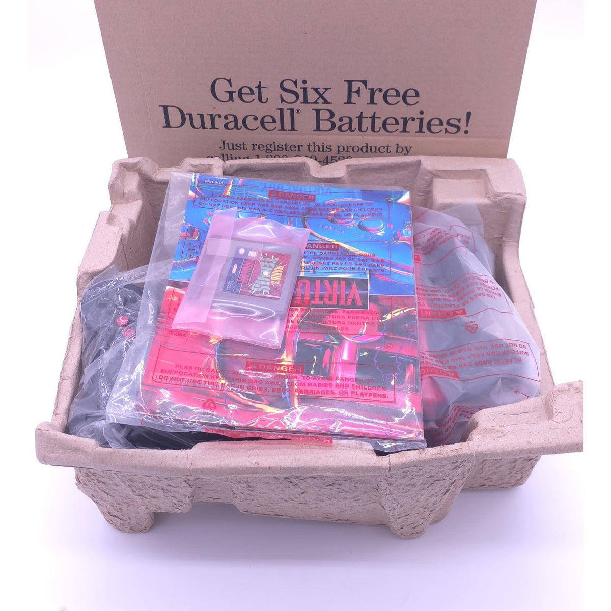 Nintendo Virtual Boy VR GRAIL Complete MINT - Duracell Power Edition - — actual item photo