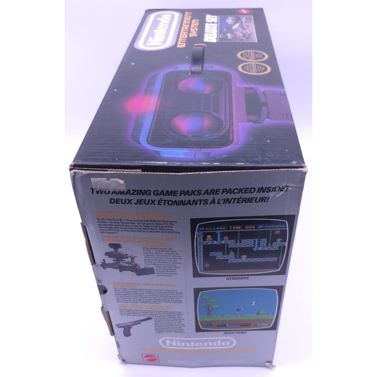 Nintendo NES Deluxe Set with Robot - Complete - RARE! — actual item photo