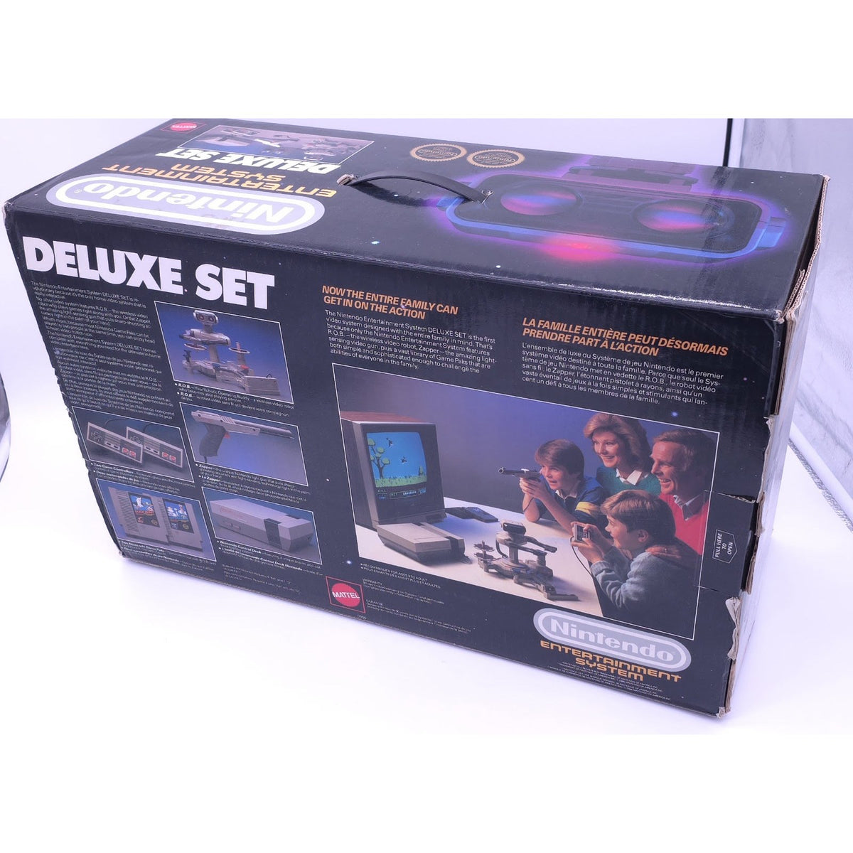 Nintendo NES Deluxe Set with Robot - Complete - RARE! — actual item photo