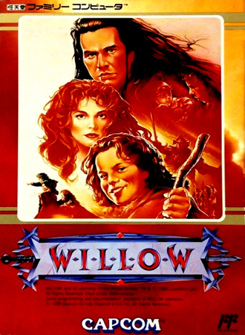 Official Front Cover Box-Art for Willow - Cartridge Scan Pending Upload