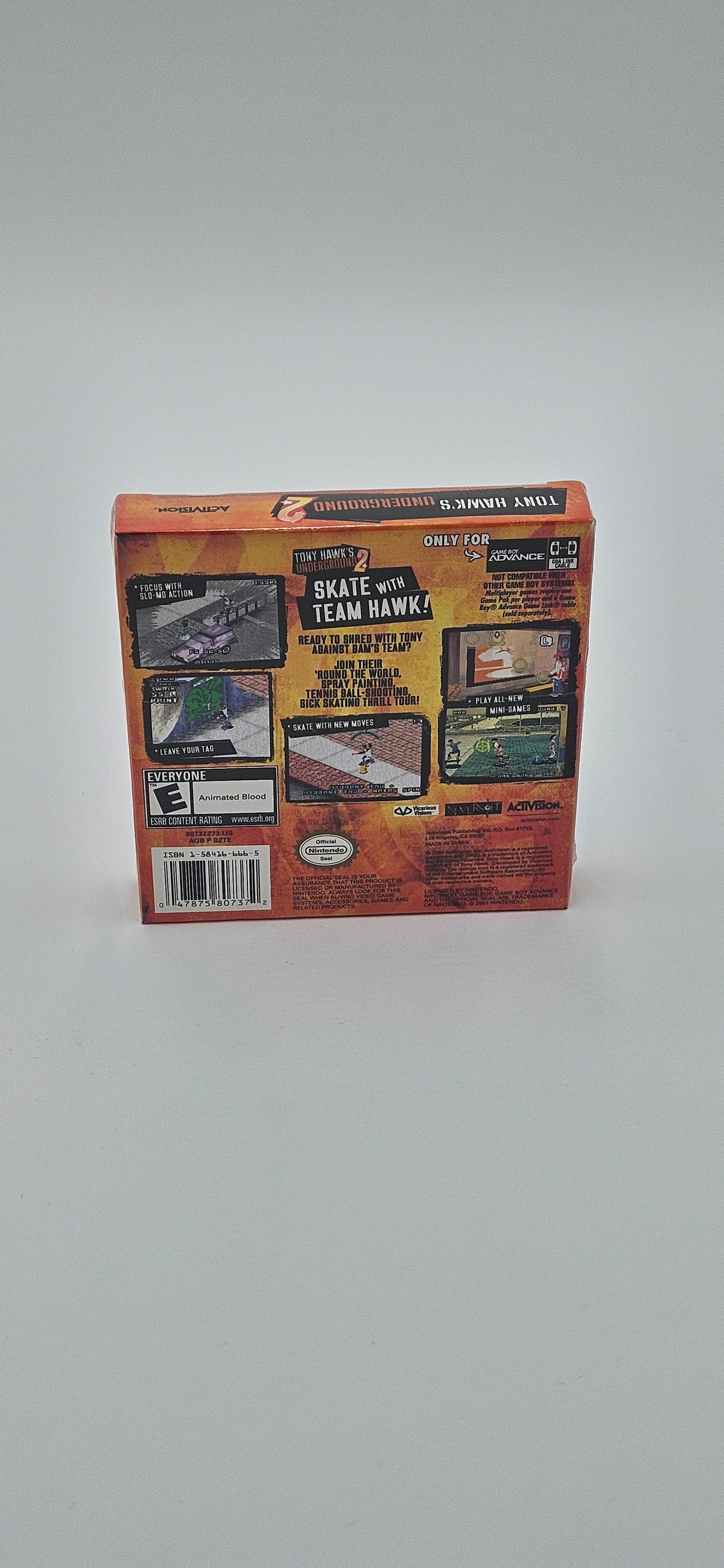 Tony Hawk's Underground 2 GBA Factory Sealed - MINT
