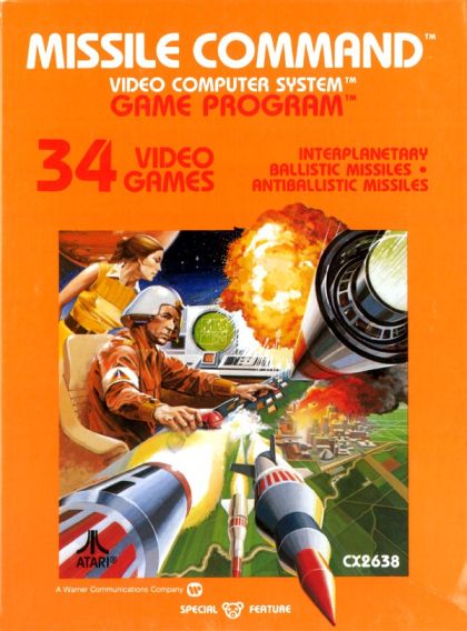 Box art — Missile Command ATARI 2600 SEALED! Original Title